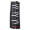AlphaRex LUXX-Series LED Tail Lights Alpha-Black rear view on Sprinter van