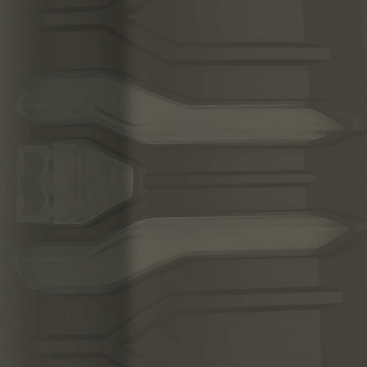 AlphaRex LUXX-Series Black tail light angle view