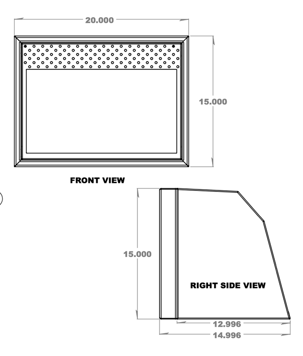 20" Microwave Cabinet - Owl Vans