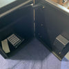 Open large aluminum van storage box with rugged construction and robotically tig-welded seams