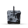 20QT Rugged Cooler with black handle and marbled gray design for travel and outdoor use