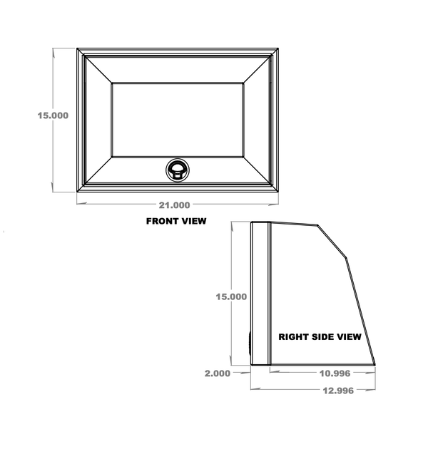 21" Upper Cabinet - Owl Vans