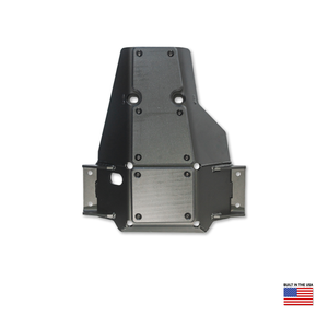 Sprinter 2500 differential skid plate in durable steel and UHMW for off-road protection