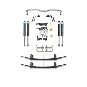 Sprinter Suspension System Arrow Road Pro with shocks, sway bar, and leaf springs for smooth highway driving