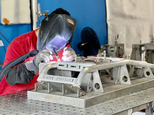 Worker welding gear for sprinter vans