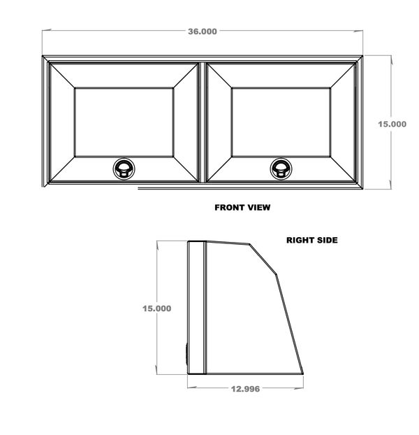 36" Upper Cabinet - Owl Vans