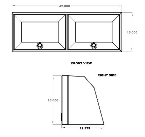 42" Upper Cabinet - Owl Vans