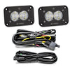S2 Pro LED light pod with dual lenses and wiring harness for vehicle lighting upgrades