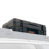66L Rugged Case heavy-duty storage mounted on roof rack