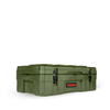 66L Rugged Case heavy-duty green storage box with lockable latches and durable shell for tools and equipment storage