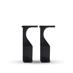 66L Rigid Mount black powder-coated steel mounts for roof rack attachment