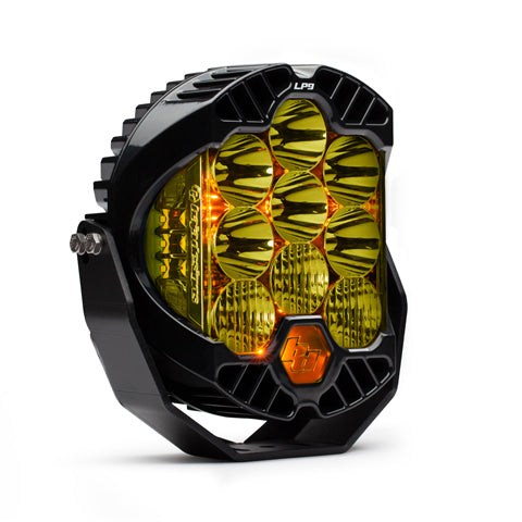 Baja Designs LP9 PRO LED Light with 11, 000 lumens, rugged aluminum housing, and integrated peripheral technology for wide