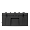 Black 76L Rugged Case with lockable latches and durable LLDPE shell for secure tool storage