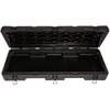 Open black ROAM 83L Rugged Case with heavy-duty construction and lockable latches.