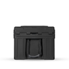 86L Rugged Case heavy-duty black storage box with handle and lockable latches