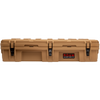 95L Rugged Case heavy-duty storage box for outdoor gear in tan with lockable latches and durable shell