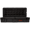 95L Rugged Case heavy-duty black storage box with open lid and secure latches for outdoor gear