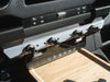 Powered Accessory Gear Rail mounted on Sprinter dashboard with USB hub and ball mounts