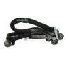 Overland INEOS SUV Recovery Kit black and gray kinetic rope with protective sleeves for offroad vehicle recovery
