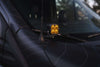 Van Compass Hoodline Transit Light Pod Mount with compact amber LED pods above vehicle hood for off-road illumination