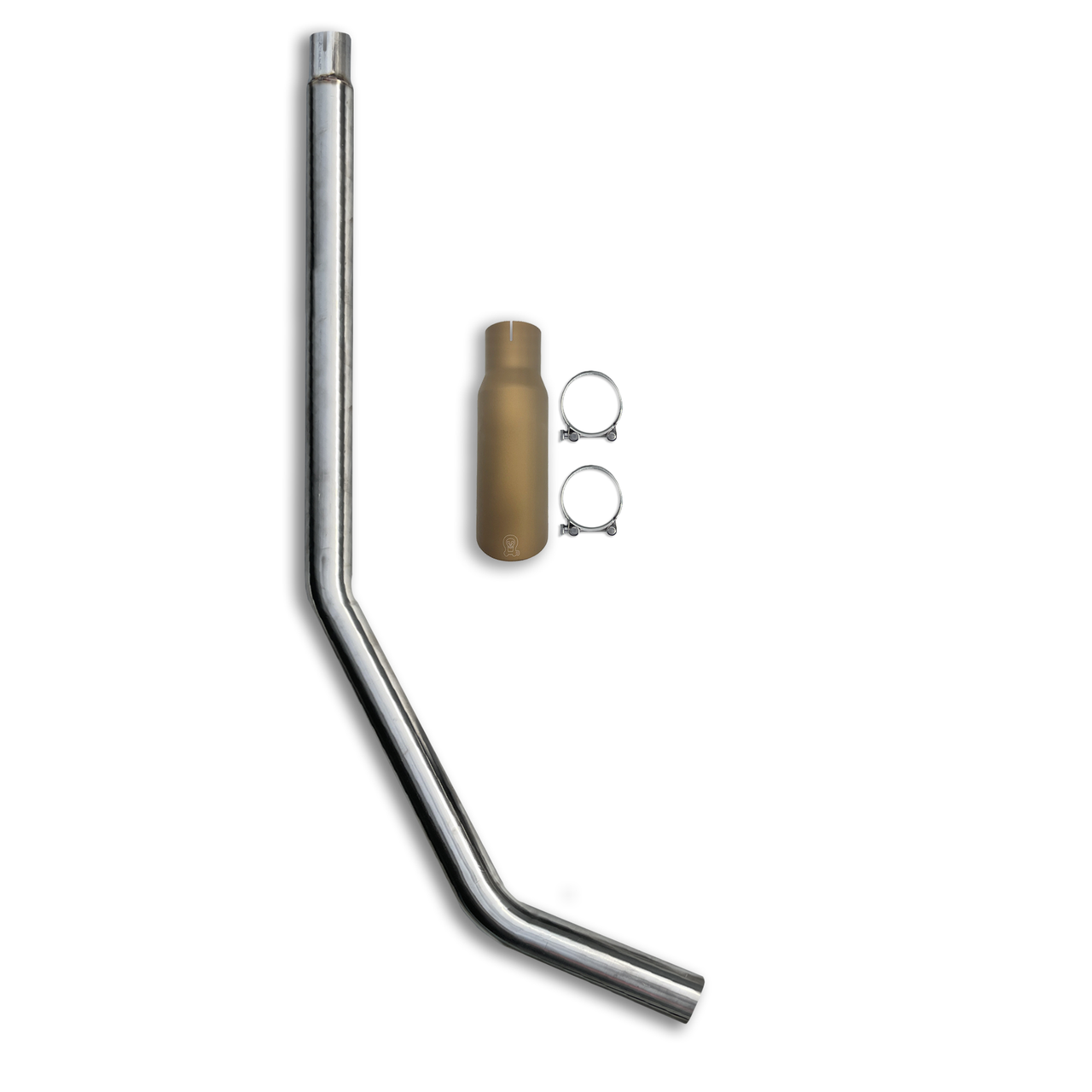 Ekko Exhaust Upgrade with stainless steel pipe and burnt bronze Cerakote tip for rugged durability and easy bolt-on