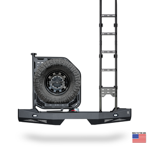 Winnebago Ekko with Owl Teton Rear Carrier System featuring steel bumper and swing-out carrier