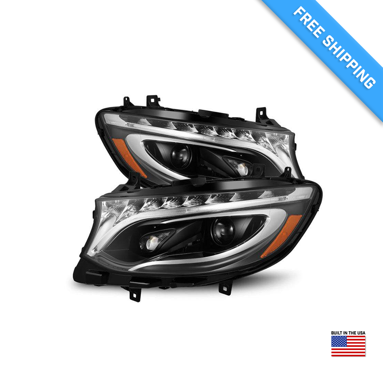 Sprinter Headlights : LUXX-Series LED Projector 2019+ Lighting – view 2