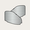 Front Door shades for Transit Ekko - Silver Dust