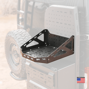 Gear Basket for B2 Pro holding firewood and supplies outside storage boxes