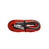 Red 20-foot kinetic recovery rope with gray reinforced eyes for Overland INEOS SUV Recovery Kit