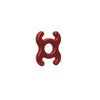 Red anodized aerospace grade aluminum X-Lock tool for Overland INEOS SUV Recovery Kit