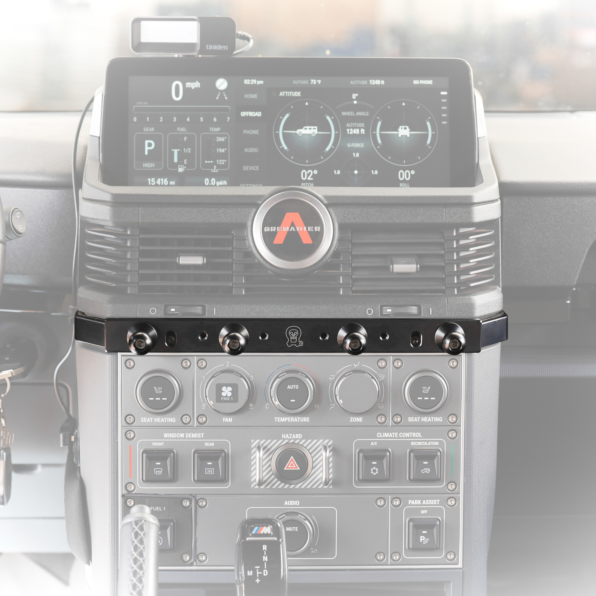 Grenadier Dash Accessory Mounting Rail