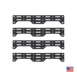 Grenadier Roof Rack side gear panels with Owl's hole and slot design for versatile mounting