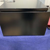 Large Classic Cargo Box in black aluminum with locking latch for secure outdoor storage