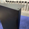 Large black powder-coated aluminum expedition box shelf for modular storage and organization