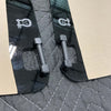 Multi axis Sprinter sun visor with durable black mounting hardware for vehicle interior upgrade