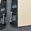 Multi-axis Sprinter sun visor accessory designed for durability and utility in overland setups
