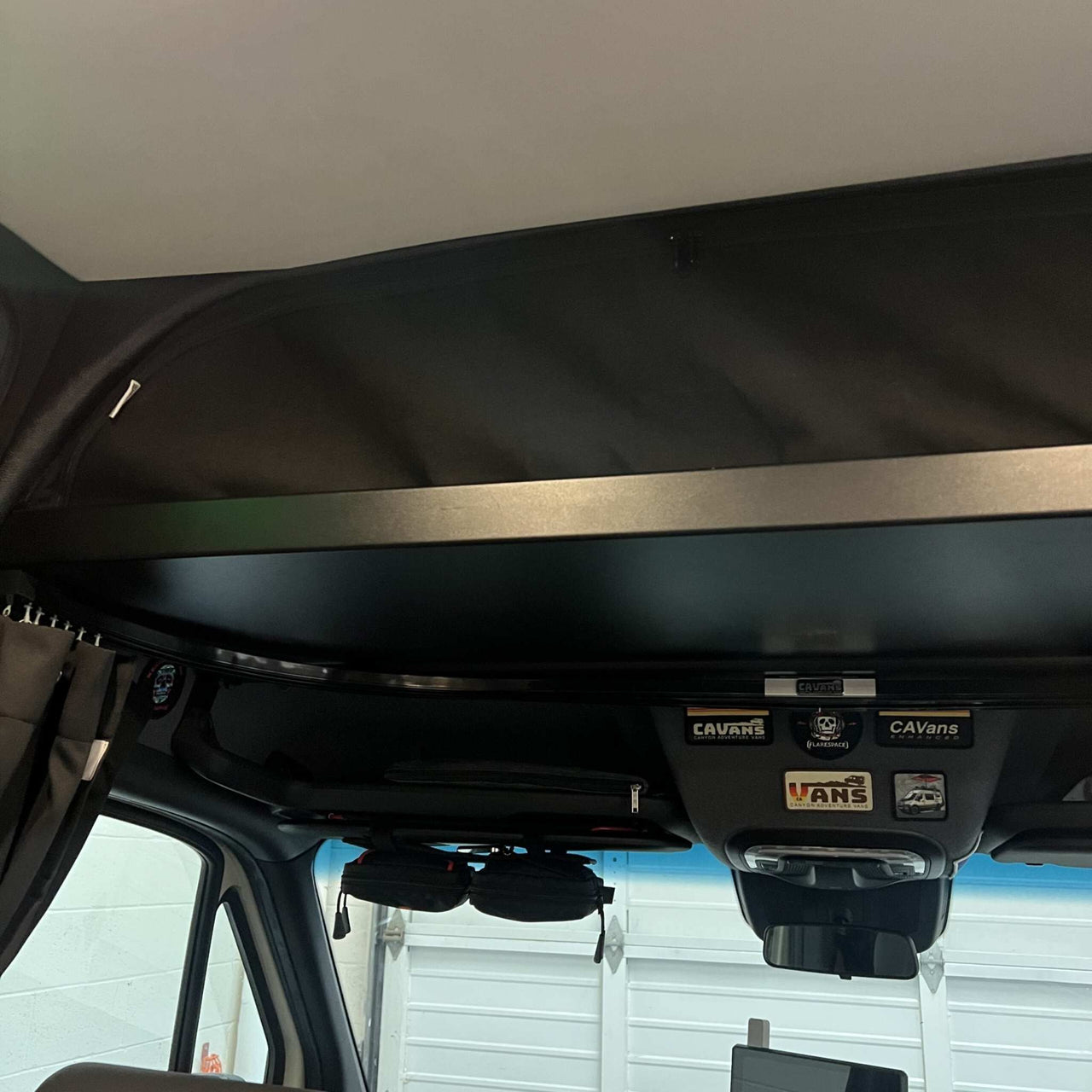 2019+ Sprinter Headliner Shelf No Curtain Rod – view 2