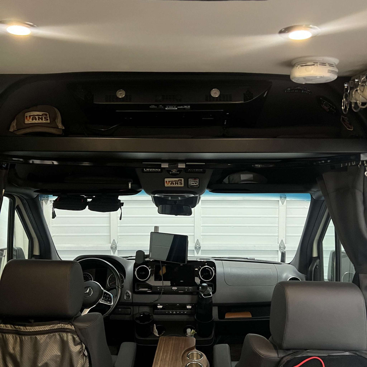 2019+ Sprinter Headliner Shelf No Curtain Rod – view 10