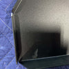 Black powder-coated billet aluminum Seat Back Locker for Sprinter, designed for secure and discreet storage behind front seats.
