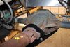 Differential skid plate installed on Transit rear axle protecting differential from damage