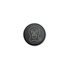 Black billet aluminum hood badge with laser-etched Owl logo for INEOS Grenadier and Quartermaster vehicles