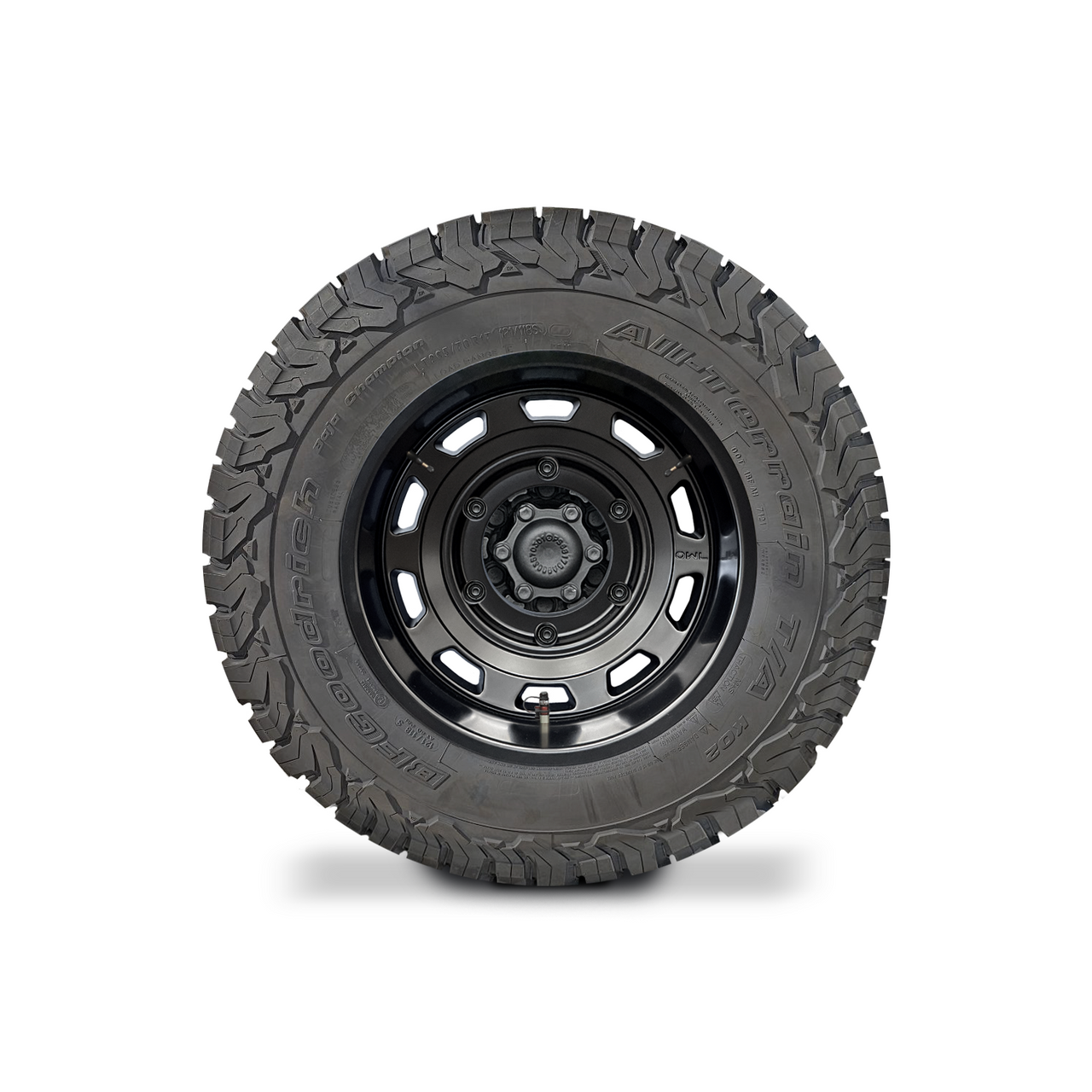 Sprinter Super Single Wheel Set Sixty black offroad tire with rugged tread pattern