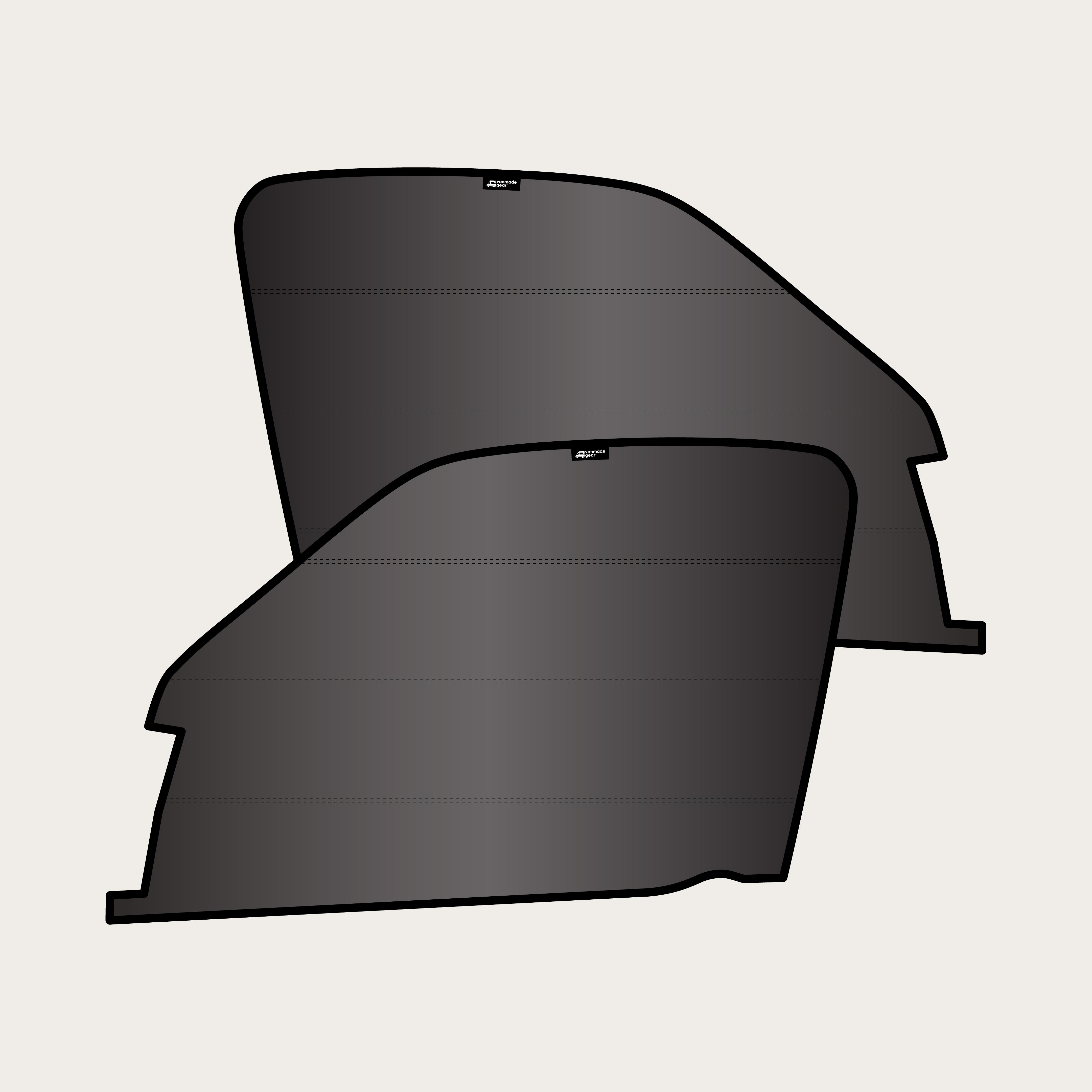 Revel 2018-2019 - Front Door Shades (set)