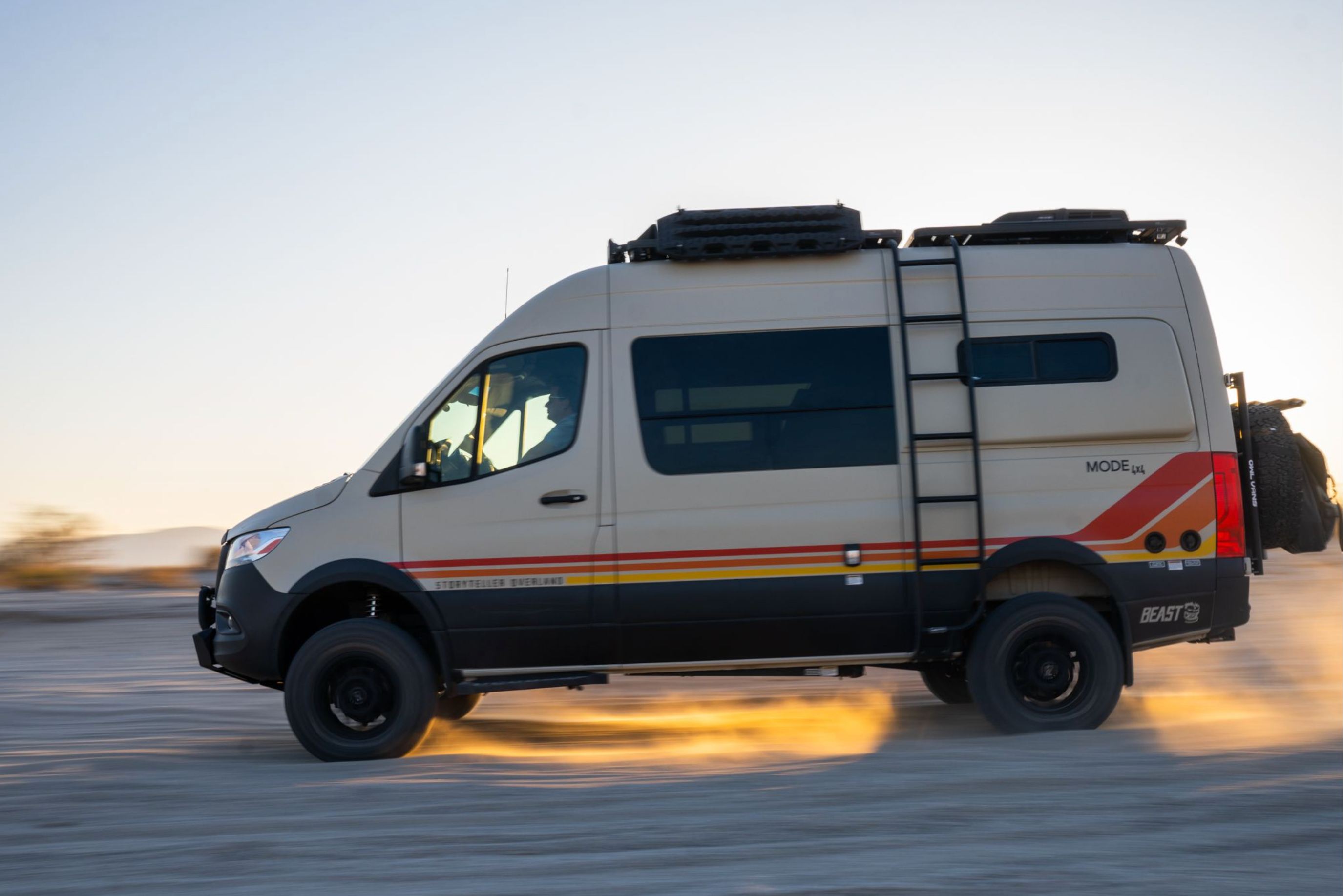 Side view of a Storyteller Overland