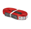 Standard Duty 2 inch wide 30 foot long red tow strap with black reinforced loops