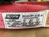 Standard Duty 2 inch wide 30 foot Tow Strap with load capacity label close-up