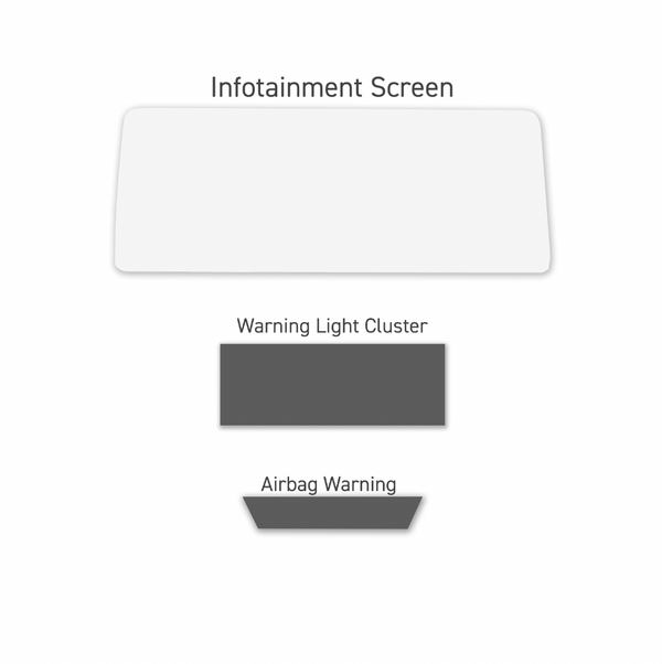 Clear Matte and Tinted Infotainment Protective Film Set for INEOS