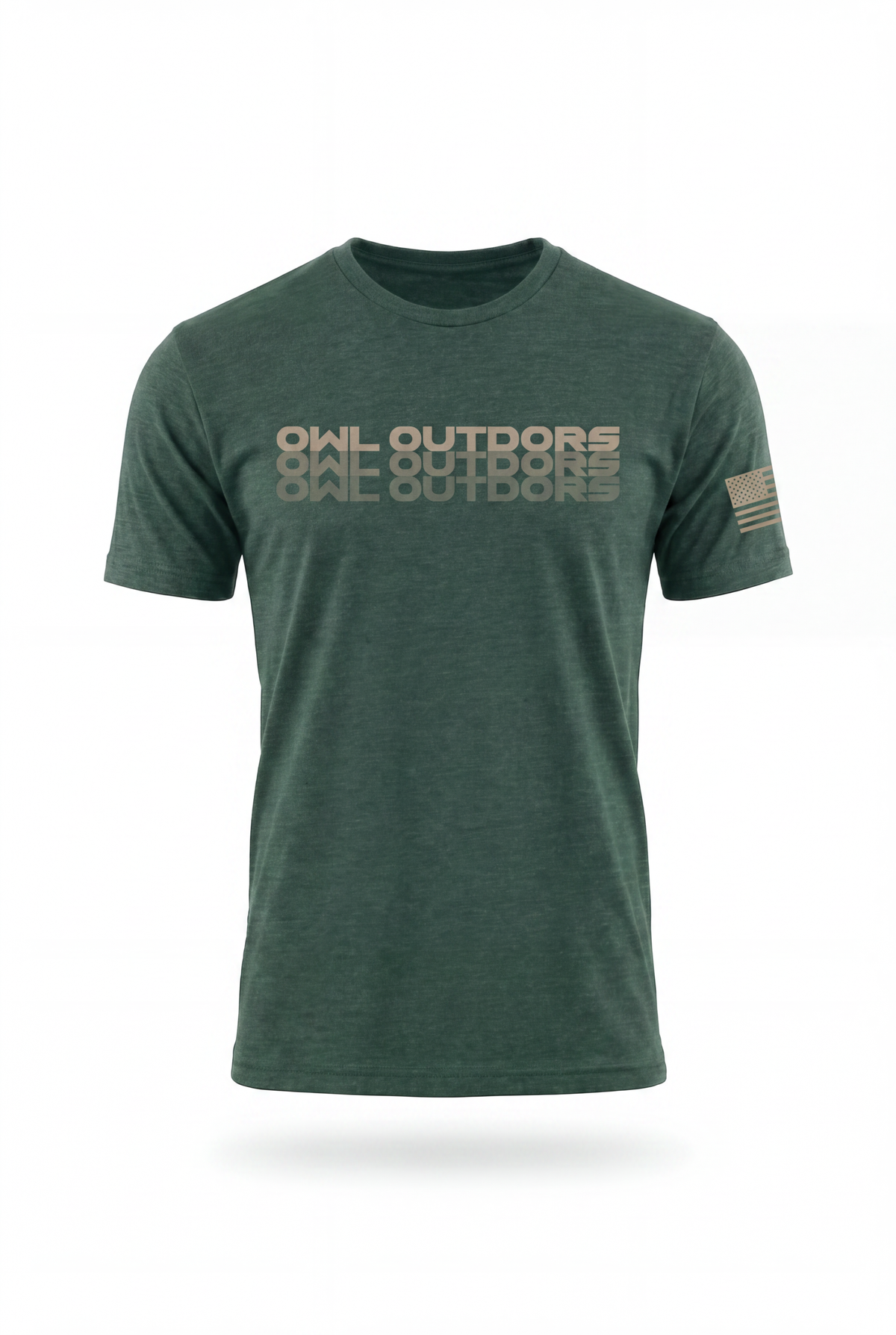 New Owl Shirt - Forest Green