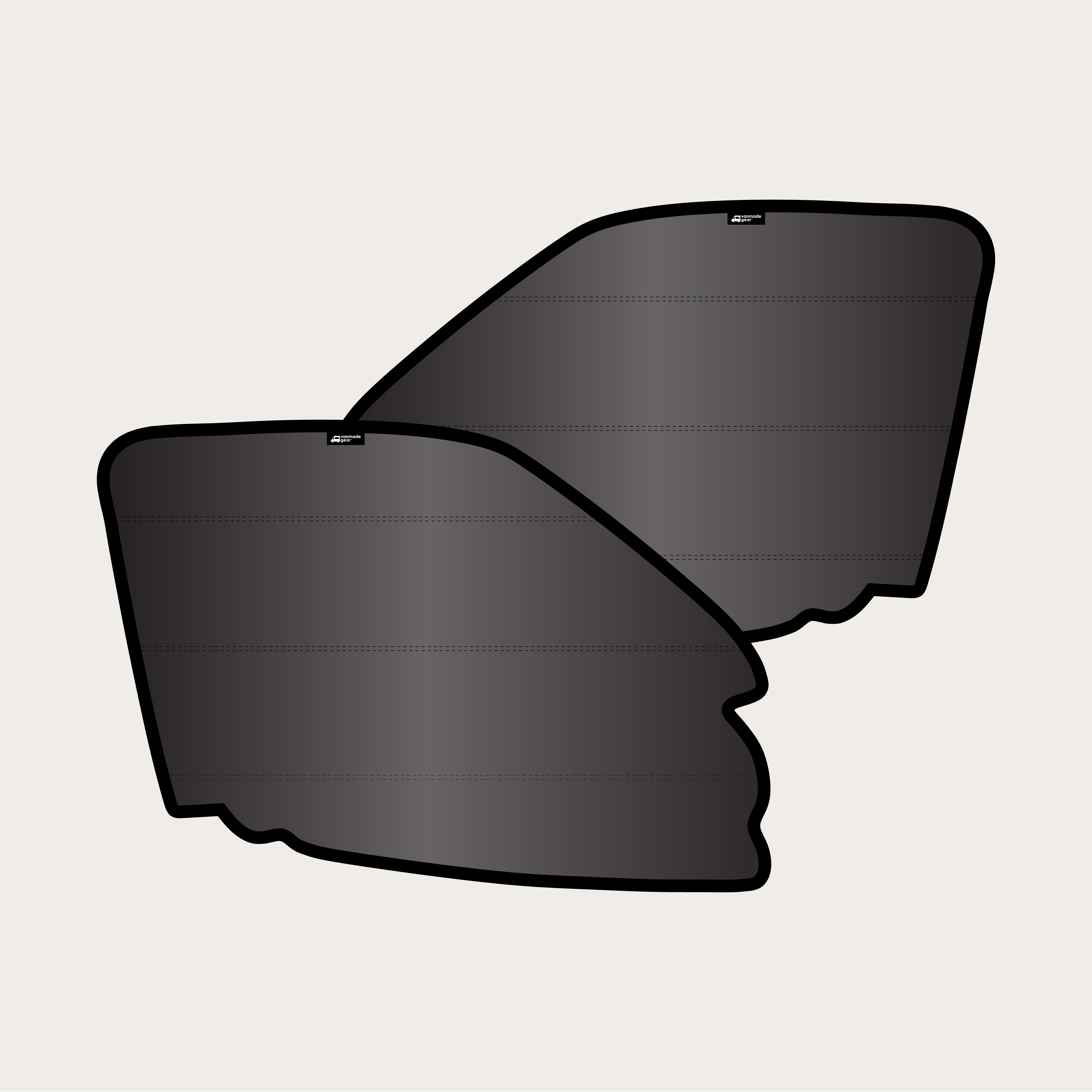 Revel 2020+ - Front Door Shades (set)